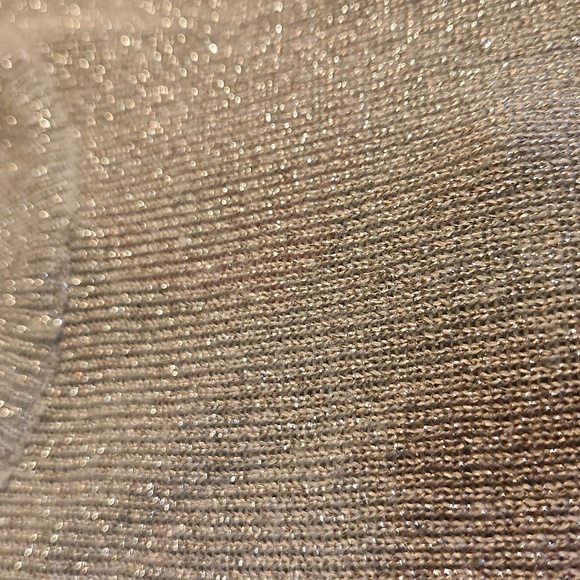 70s silver lurex sleeveless turtleneck - Picture 12 of 12